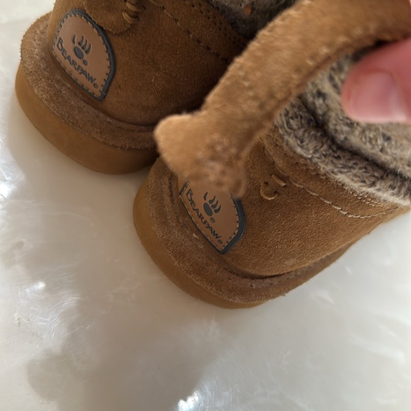 Bearpaw Virginia Knit and Suede Slip-On Boots Women's Size 7 - Picture 5 of 6